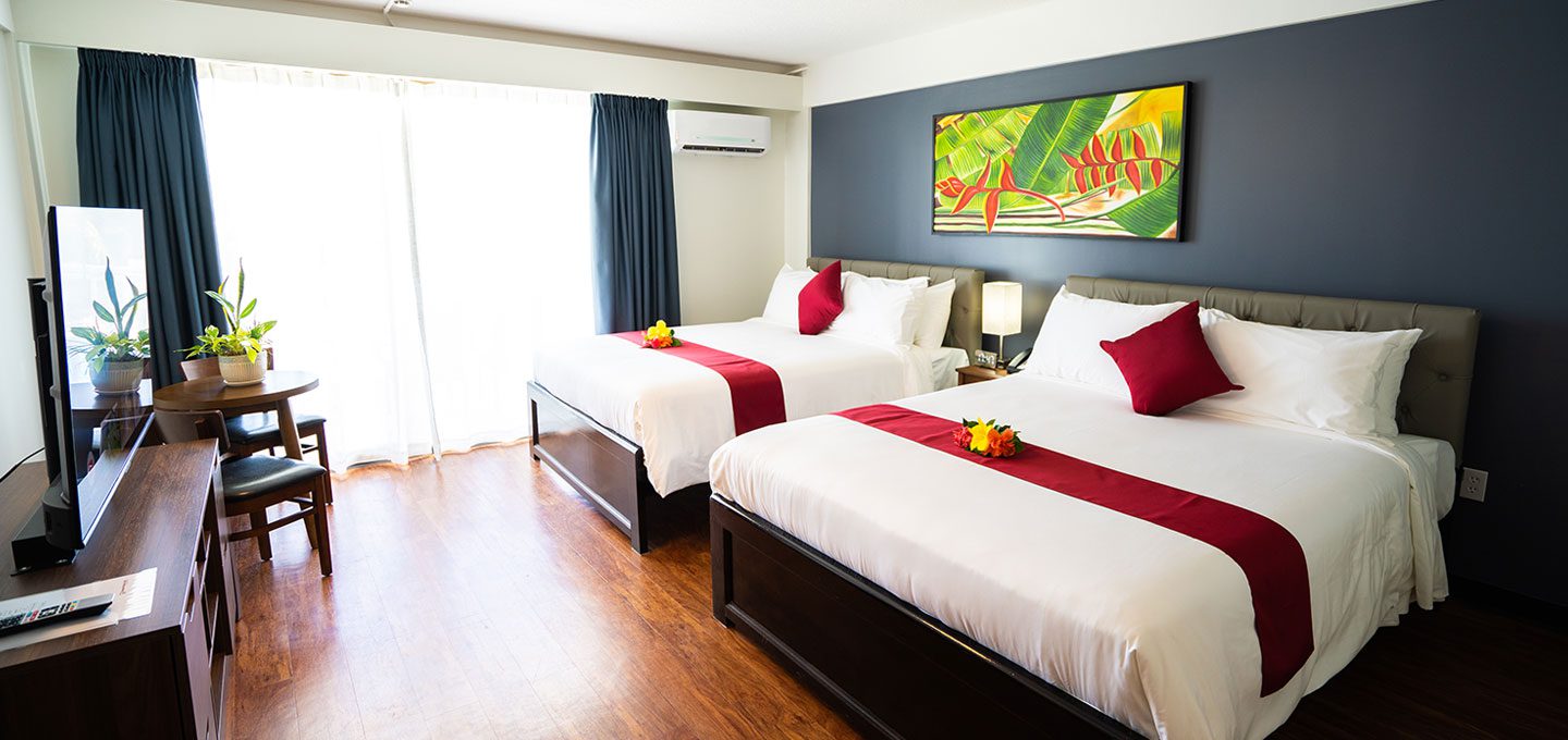 Paradiso Resort and Spa Saipan Royal Room Twin Queen Bed 1